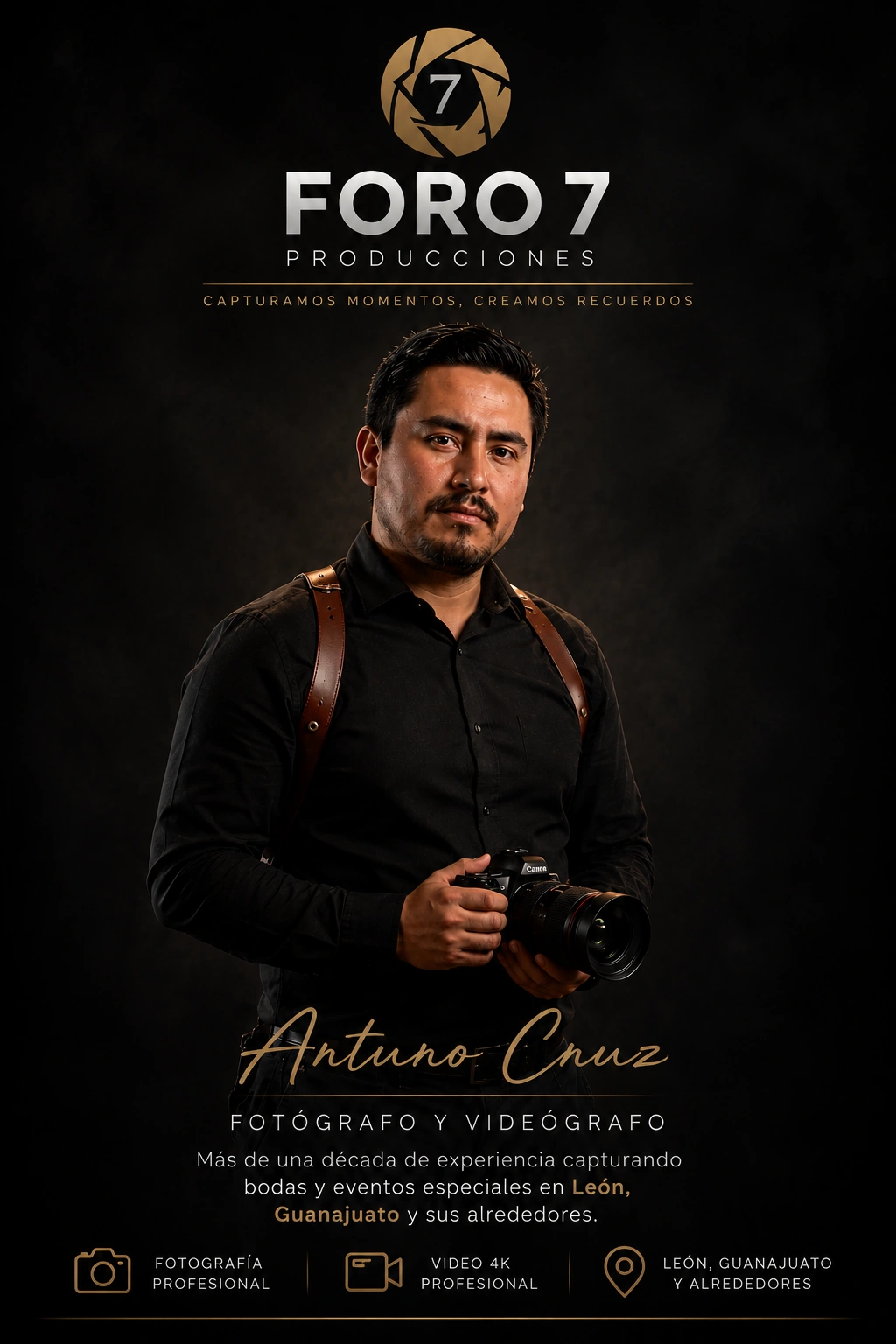 Arturo Cruz - Fot&oacute;grafo Foro 7 Producciones