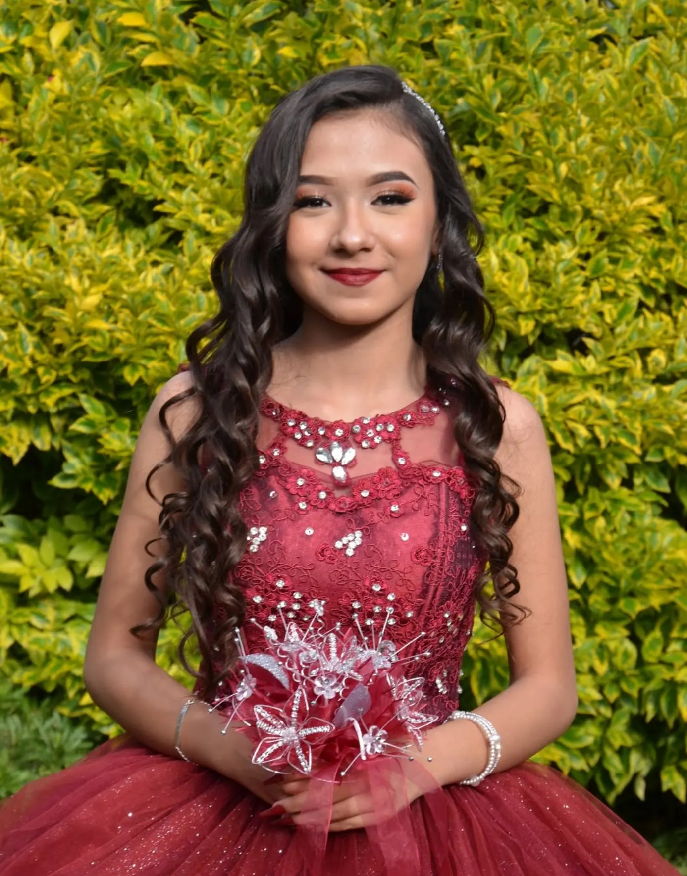 Quincea&ntilde;era para invitaci&oacute;n digital personalizada